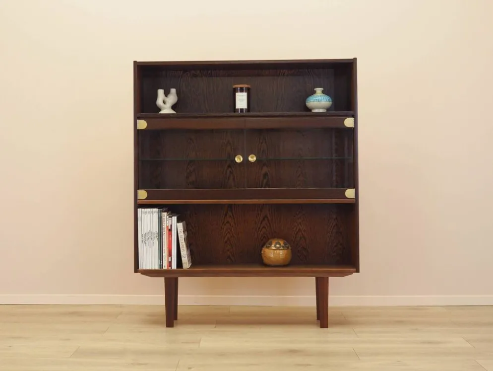 Bibliothèque en chêne, design danois, années 1970, fabriquée au Danemark