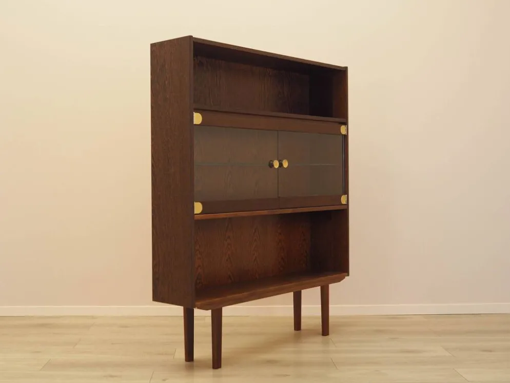 Bibliothèque en chêne, design danois, années 1970, fabriquée au Danemark