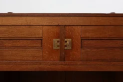 Bibliothèque en chêne de style Jugendstil avec étagères réglables, Pays-Bas, vers 1900