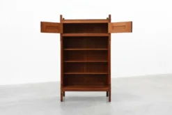 Bibliothèque en chêne de style Jugendstil avec étagères réglables, Pays-Bas, vers 1900
