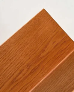 Bibliothèque en chêne scandinave, années 1960