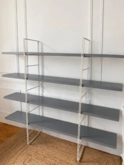 Bibliothèque Enetri IKEA vintage grey 1990