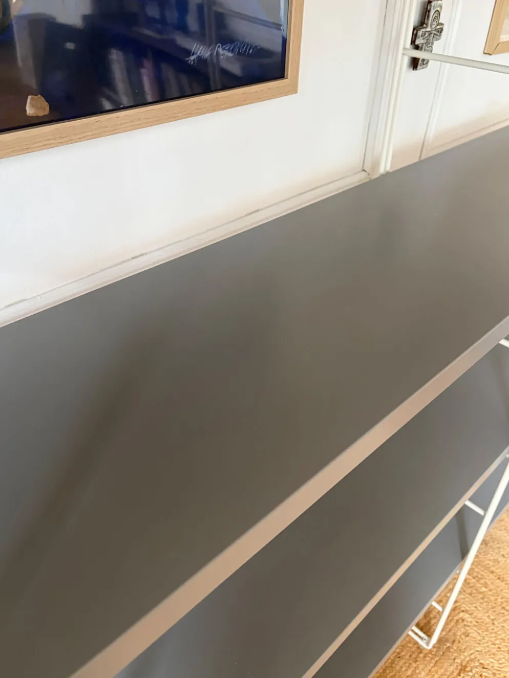 Bibliothèque Enetri IKEA vintage grey 1990