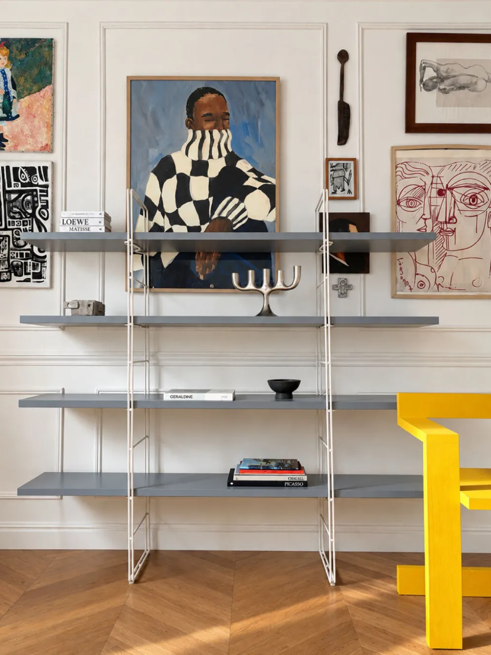 Bibliothèque Enetri IKEA vintage grey 1990