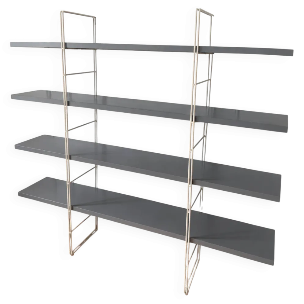 Bibliothèque Enetri IKEA vintage grey 1990