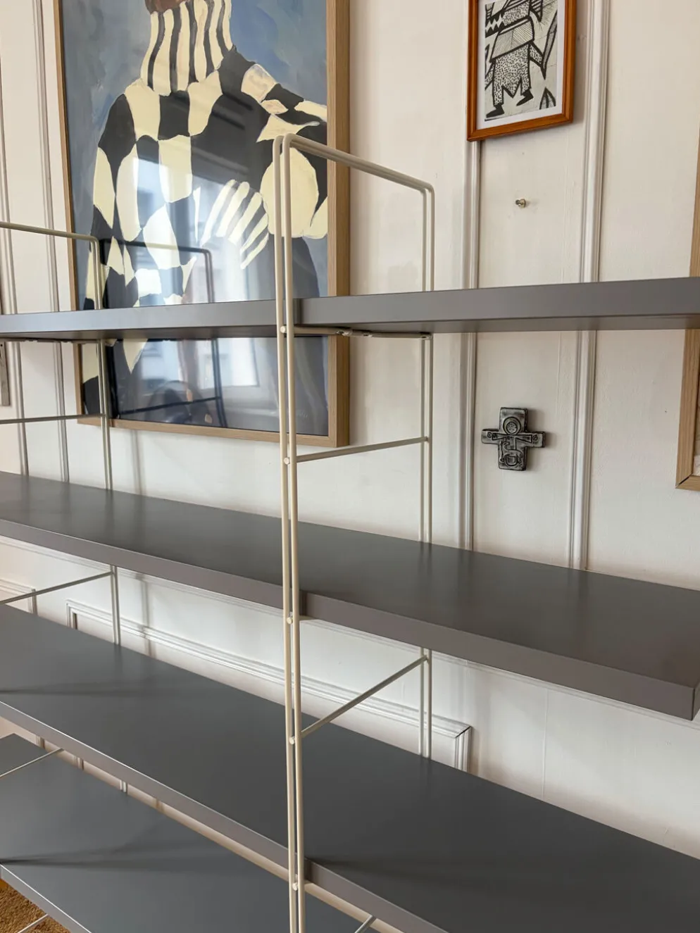 Bibliothèque Enetri IKEA vintage grey 1990