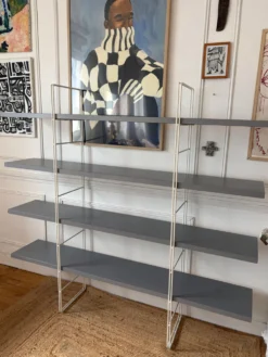 Bibliothèque Enetri IKEA vintage grey 1990