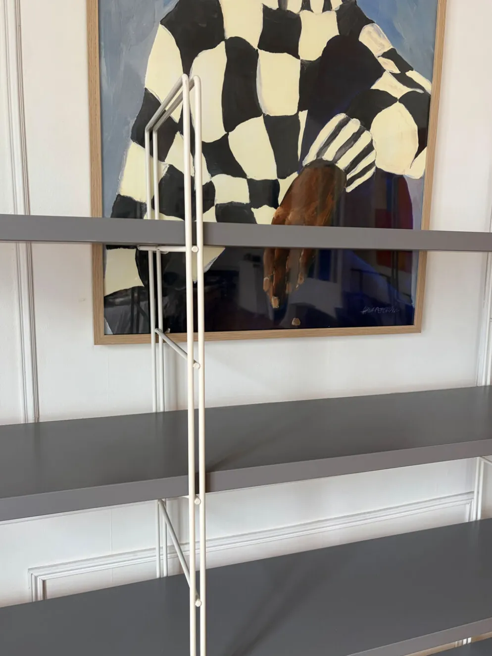 Bibliothèque Enetri IKEA vintage grey 1990