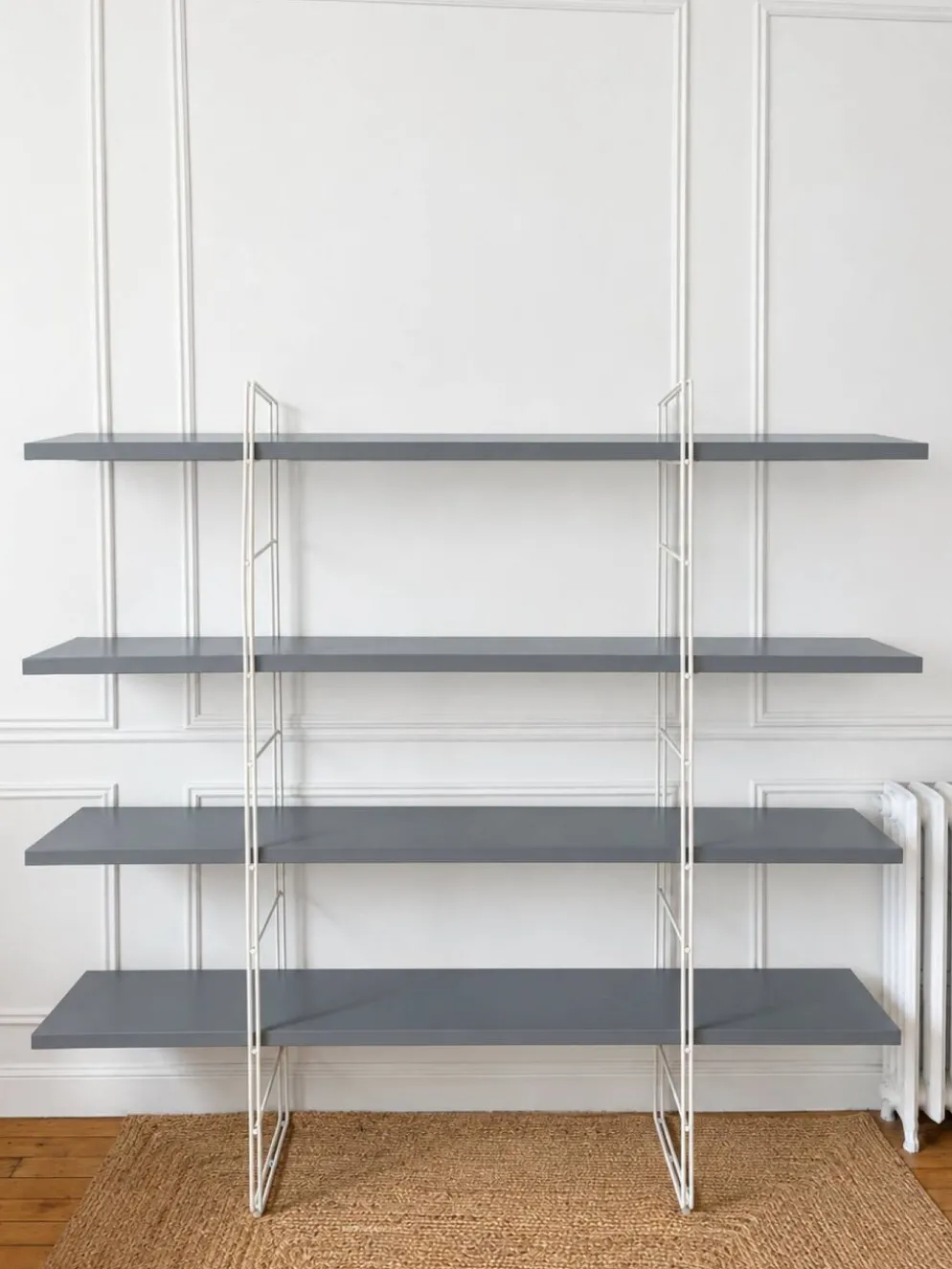 Bibliothèque Enetri IKEA vintage grey 1990