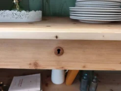 Bibliothèque en merisier bois massif
