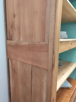 Bibliothèque en merisier bois massif