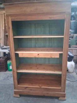 Bibliothèque en merisier bois massif