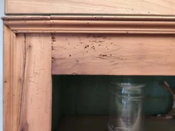Bibliothèque en merisier bois massif