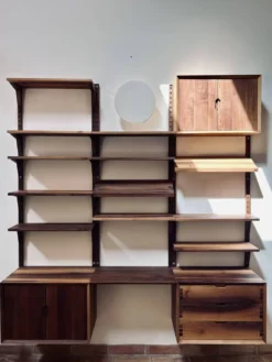 Bibliothèque en Noyer massif