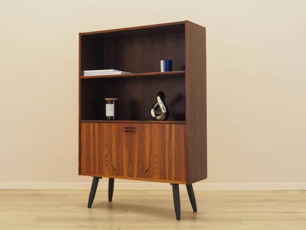 Bibliothèque en palissandre, design danois, années 1970, fabriquée au Danemark