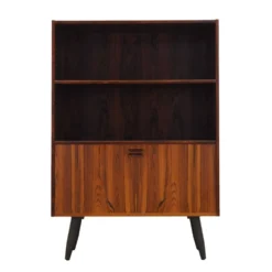 Bibliothèque en palissandre, design danois, années 1970, fabriquée au Danemark
