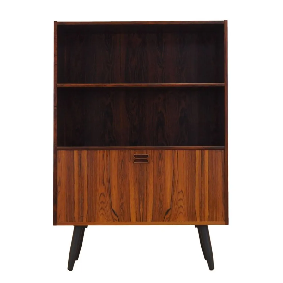 Bibliothèque en palissandre, design danois, années 1970, fabriquée au Danemark