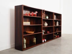 Bibliothèque en palissandre, design danois, années 1970, fabriquée au Danemark