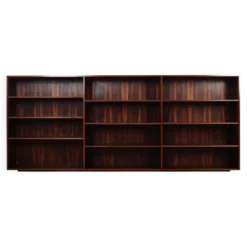 Bibliothèque en palissandre, design danois, années 1970, fabriquée au Danemark
