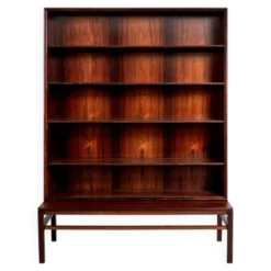 Bibliothèque en palissandre par Johan Hagen pour I. Christiansen, Danemark, années 1950.