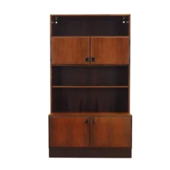 Bibliothèque en palissandre par Svend Langkilde, design danois des années 1960.