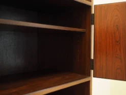 Bibliothèque en palissandre par Svend Langkilde, design danois des années 1960.