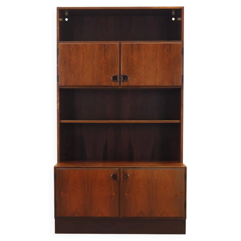 Bibliothèque en palissandre par Svend Langkilde, design danois des années 1960.