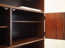Bibliothèque en palissandre par Svend Langkilde, design danois des années 1960.