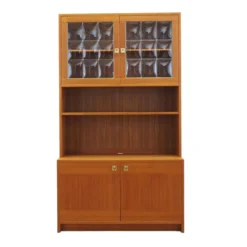 Bibliothèque en teck avec étagères réglables, Danemark, années 1970