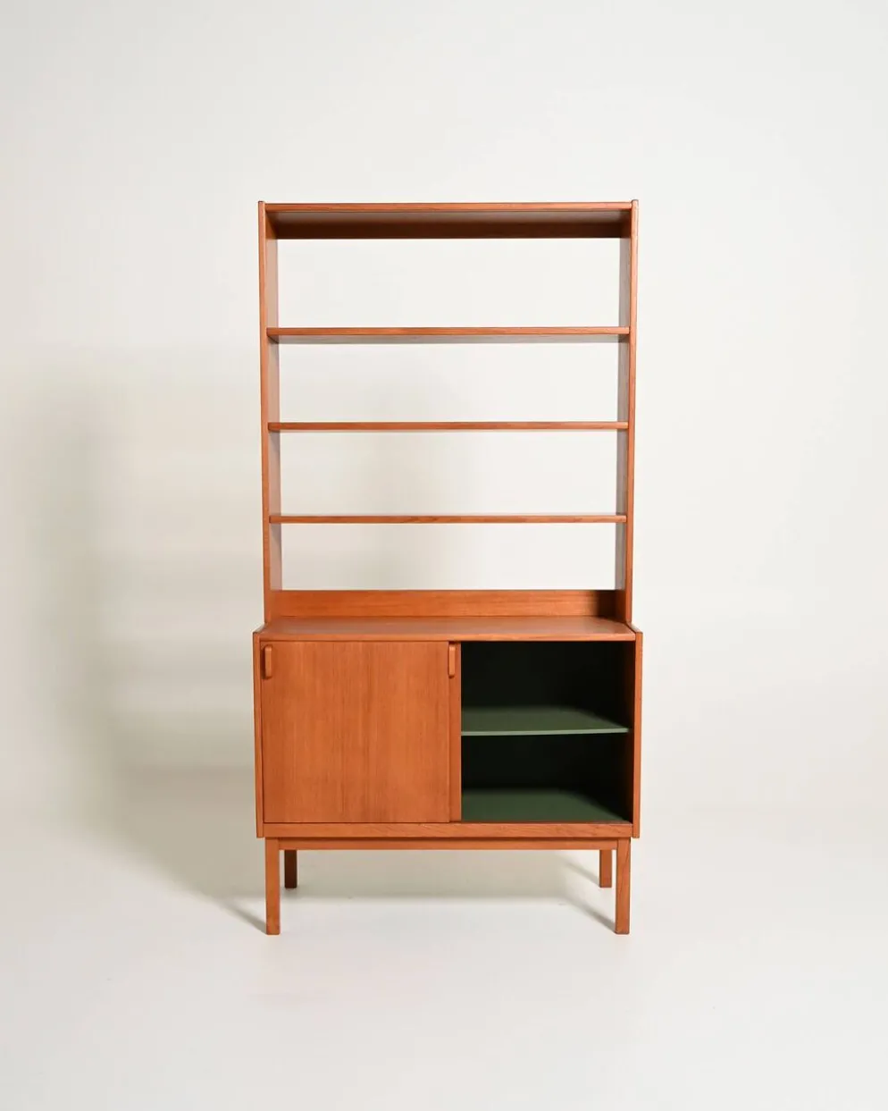 Bibliothèque en teck Bodafors suédoise, années 1950/1960