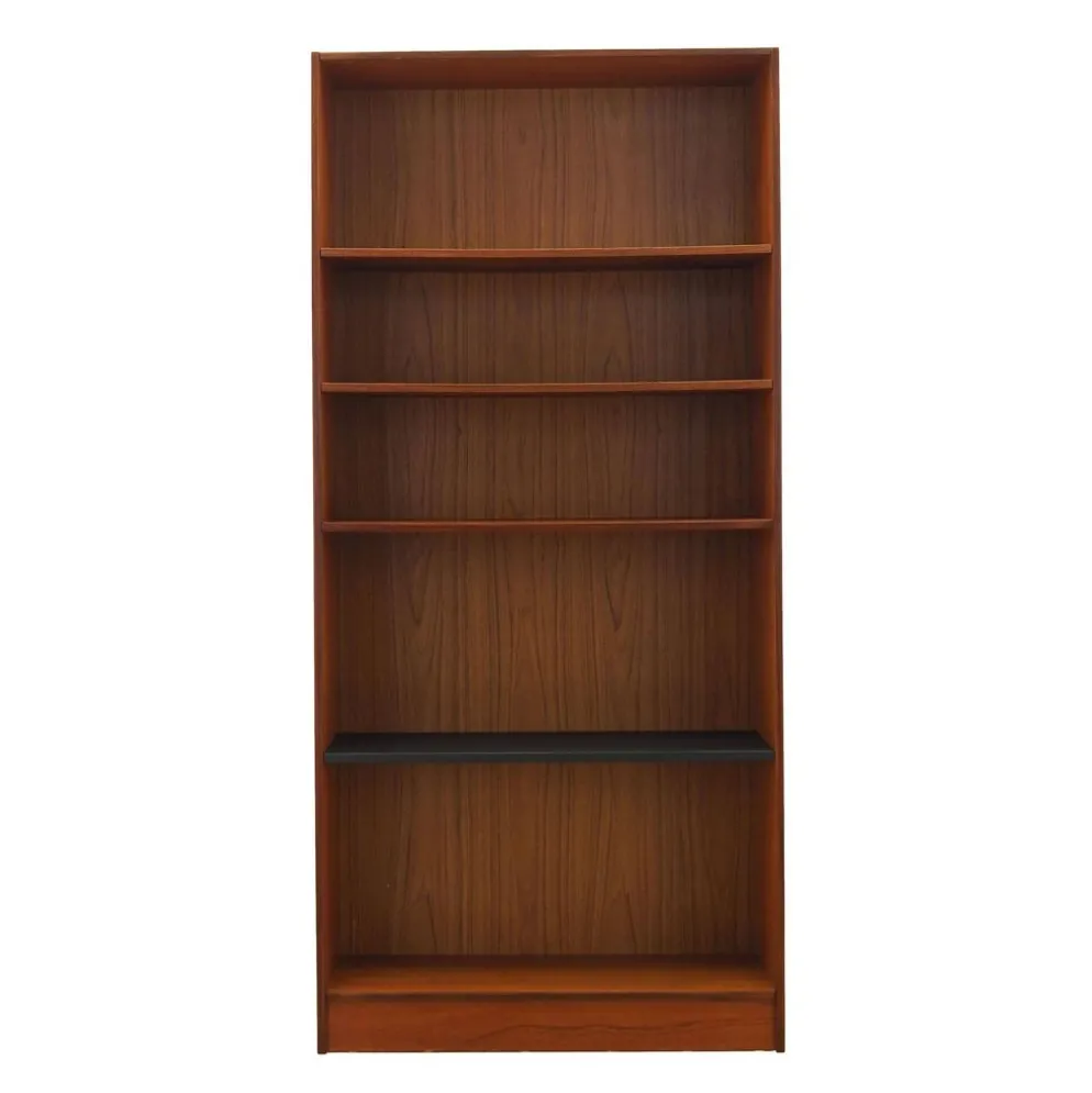 Bibliothèque en teck, design danois, années 1970, fabriquée au Danemark