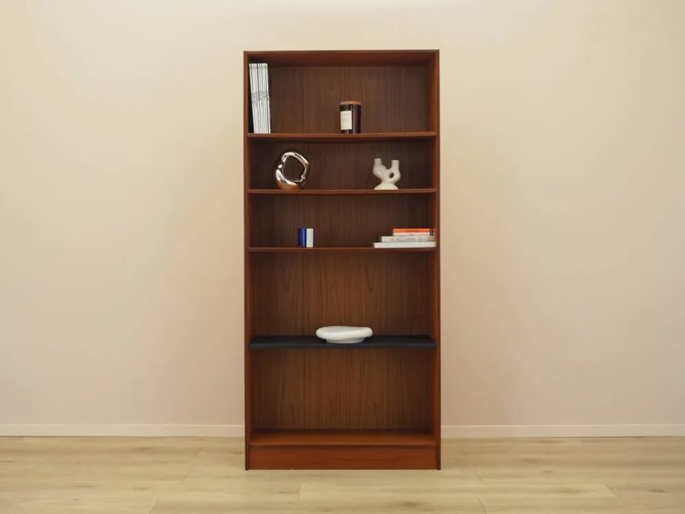 Bibliothèque en teck, design danois, années 1970, fabriquée au Danemark
