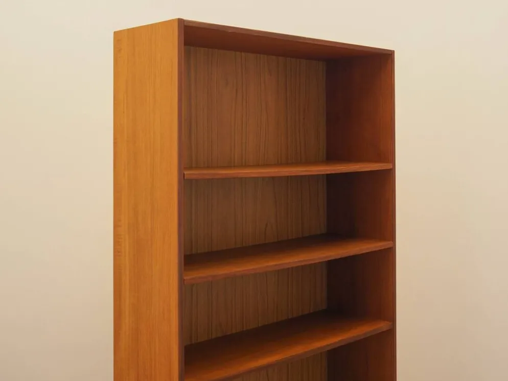 Bibliothèque en teck, design danois, années 1970, fabriquée au Danemark