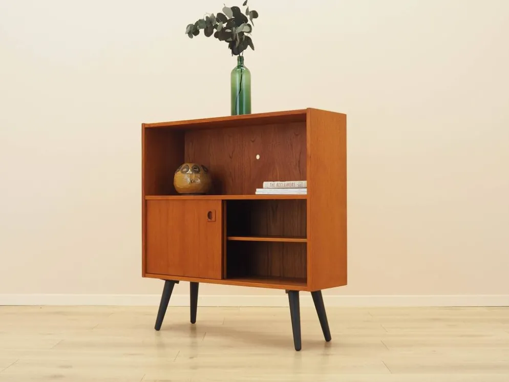 Bibliothèque en teck, design danois, années 1970, fabriquée au Danemark