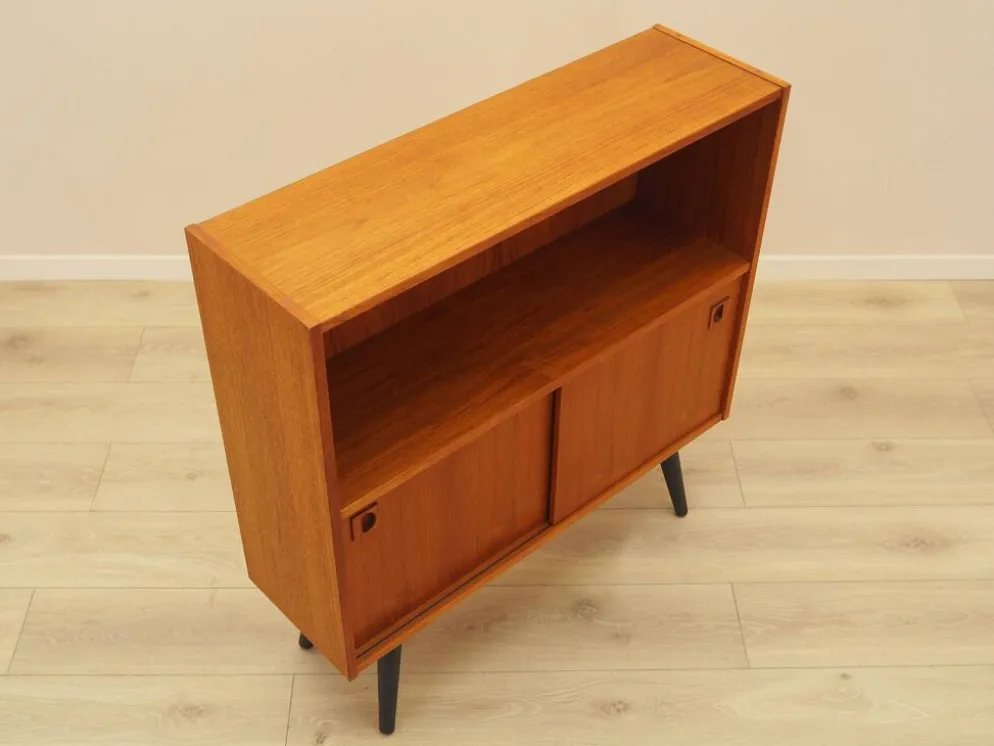 Bibliothèque en teck, design danois, années 1970, fabriquée au Danemark