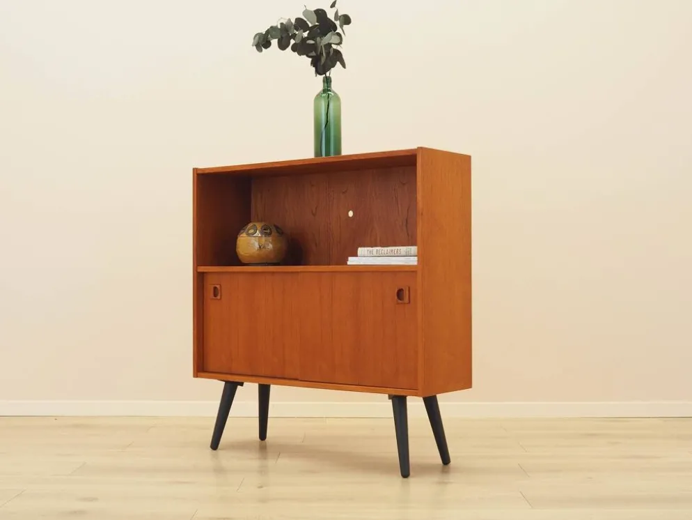 Bibliothèque en teck, design danois, années 1970, fabriquée au Danemark