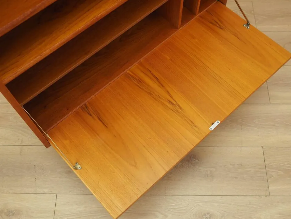 Bibliothèque en teck, design danois, années 1970, fabriquée au Danemark