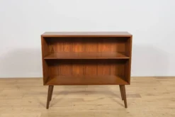 Bibliothèque en teck du milieu du siècle par Søborg Møbler, Danemark, années 1960.