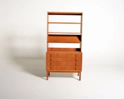 Bibliothèque en teck par Bertil Fridhagen pour Bodafors, années 1950/1960.