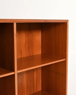 Bibliothèque en teck scandinave, années 1960