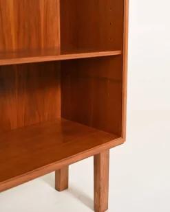 Bibliothèque en teck scandinave, années 1960