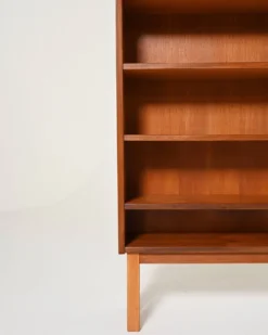 Bibliothèque en teck scandinave, années 1960