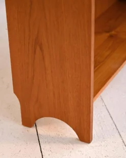 Bibliothèque en teck scandinave, années 1950/1960
