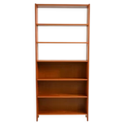 Bibliothèque en teck scandinave, années 1950/1960
