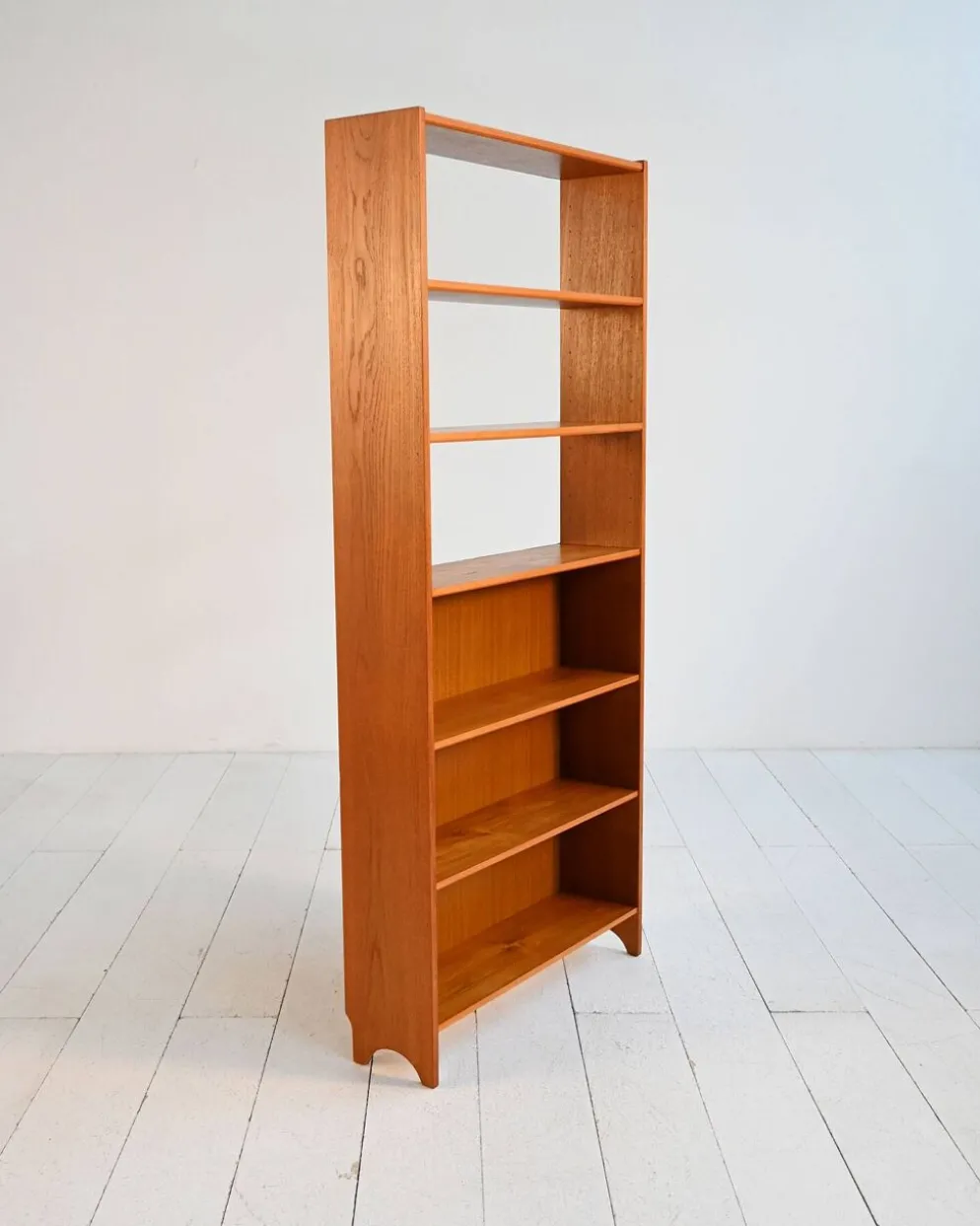 Bibliothèque en teck scandinave, années 1950/1960