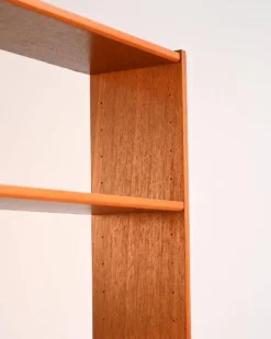Bibliothèque en teck scandinave, années 1950/1960