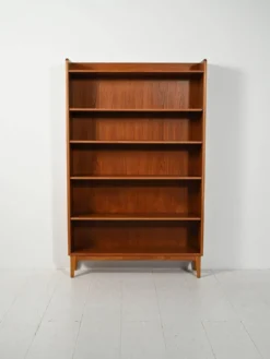 Bibliothèque en teck scandinave par Ferdinand Lundquist, années 1960.