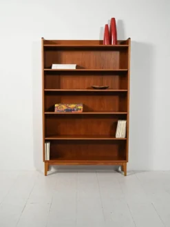 Bibliothèque en teck scandinave par Ferdinand Lundquist, années 1960.