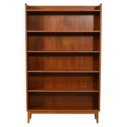 Bibliothèque en teck scandinave par Ferdinand Lundquist, années 1960.