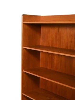 Bibliothèque en teck scandinave par Ferdinand Lundquist, années 1960.